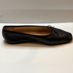 CHANEL Black ballet flat shoe size 10